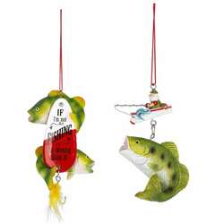 Item 261995 Fishing Ornament