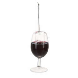 Item 262026 Merry Merlot Wine Glass Ornament