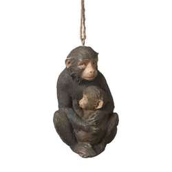 Item 262085 Monkey With Baby Ornament