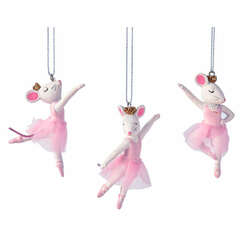 Item 262327 Mouse Ballerina Ornament