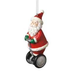 Item 262337 Santa On Segway Ornament