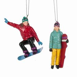 Item 262343 Woman Snowboarder Ornament