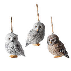 Christmas heart shaped ornaments Details about   Owl ornaments item# owl 102 