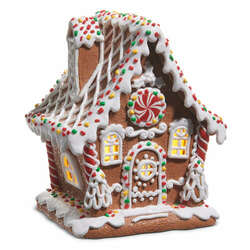 Item 281166 thumbnail Lighted Sprinkle Gingerbread House
