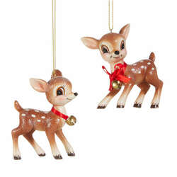 Item 281327 thumbnail Cutesy Deer With Bell Ornament