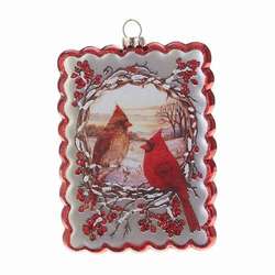 Item 281349 Cardinal Postcard Ornament