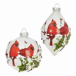 Item 281352 thumbnail Iced Cardinals Ornament