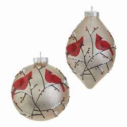 Item 281401 Cardinal Ball/Finial Ornament