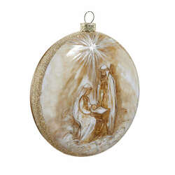 Item 281470 thumbnail North Star Holy Family Disc Ornament