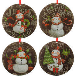 Item 281543 Snowman Disc Ornament