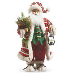 Item 281585 Santa With Snow Shoes Figure