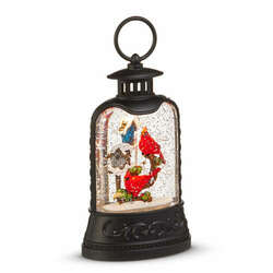 Item 281590 thumbnail Cardinal And Birdhouse Lighted Water Lantern
