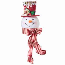 Item 281671 Snowman Head With Candy Icing Hat