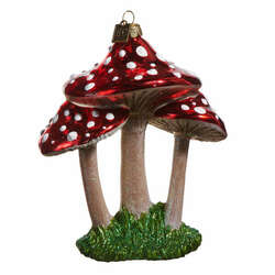 Item 281716 thumbnail Red Mushroom Trio Ornament