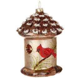 Item 281811 Birdhouse With Cardinal Ornament