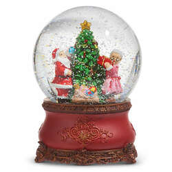 Item 281814 thumbnail Musical Mr. And Mrs. Claus Water Globe