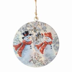 Item 281857 Snowman Disc Ornament