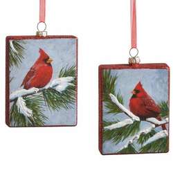 Item 281874 thumbnail Cardinal On Pine Square Ornament