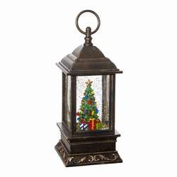 Item 281939 Musical Lighted Christmas Tree Water Lantern