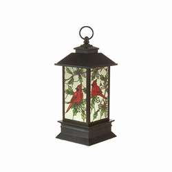 Item 281989 Miniature Lighted Cardinal Lantern Ornament