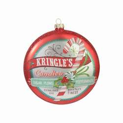 Item 282003 Kringle's Candies Disc Ornament