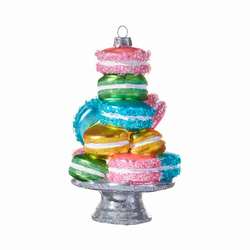 Item 282006 Stacked Macarons Ornament