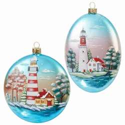 Item 282047 Lighthouse Disc Ornament
