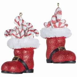 Item 282068 Santa Boot Ornament