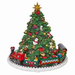 Item 282079 Animated Musical Tree With Train