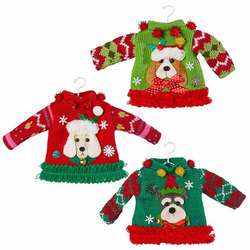 Item 282098 Dog Sweater Ornament