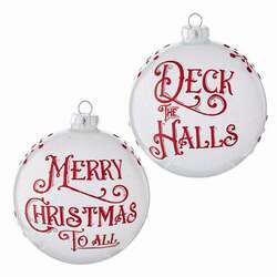 Item 282106 Holiday Message Ornament