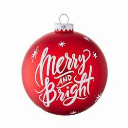 Item 282124 Merry And Bright Ball Ornament