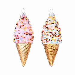 Item 282126 Ice Cream Cone Ornament