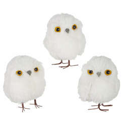 Item 282169 White Owl Ornament