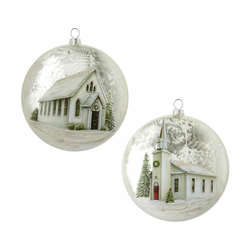 Item 282216 Church Disc Ornament