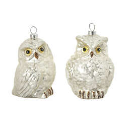 Item 282222 Glass Owl Ornament