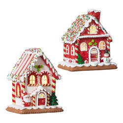 Item 282248 Gingerbread Lighted House