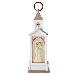 Item 282325 Holy Family Musical Water Chapel Lantern