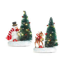 Item 282395 LED Tree With Holiday Friends