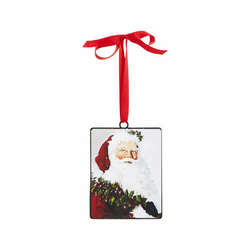 Item 282410 Santa Disc Ornament