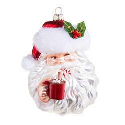 Item 282448 Santa Drinking Cocoa Ornament