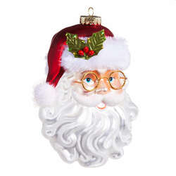 Item 282455 Santa With Glasses Ornament