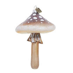 Item 282457 Brown Mushroom Ornament