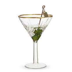 Item 282459 Elegant Martini Ornament
