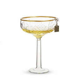Item 282460 Elegant Coupe Champagne Ornament