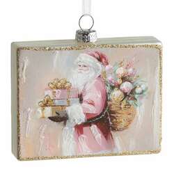 Item 282504 thumbnail Twilight Tidings Santa Rectangle Ornament