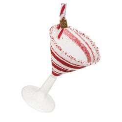 Thumbnail Glitter Pop Peppermint Christmas Cocktail Ornament