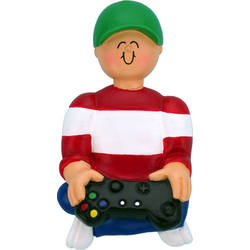 Item 289327 Male Video Game Player Ornament