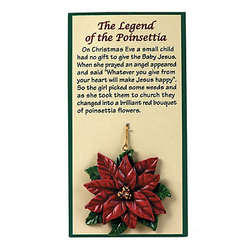 Item 291086 The Legend of the Poinsettia Ornament