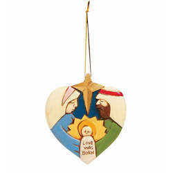 Item 291104 Love Was Born Nativity Ornament